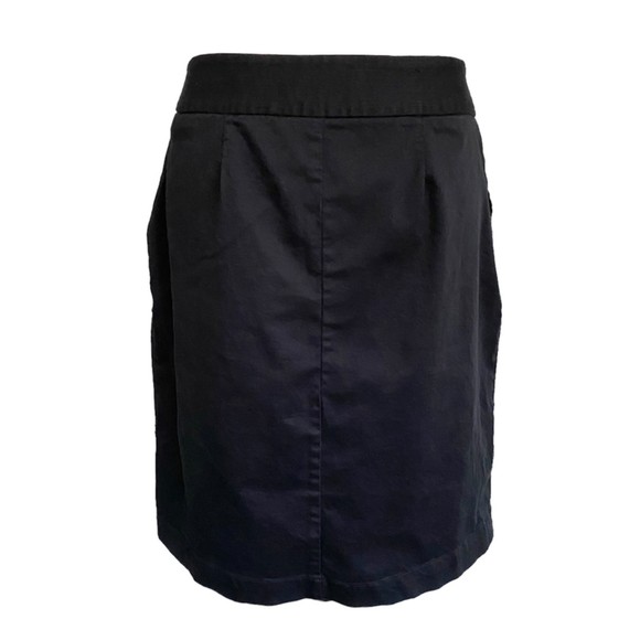 NYC Pencil Stretch Black Skirt Size 6 - Picture 2 of 6
